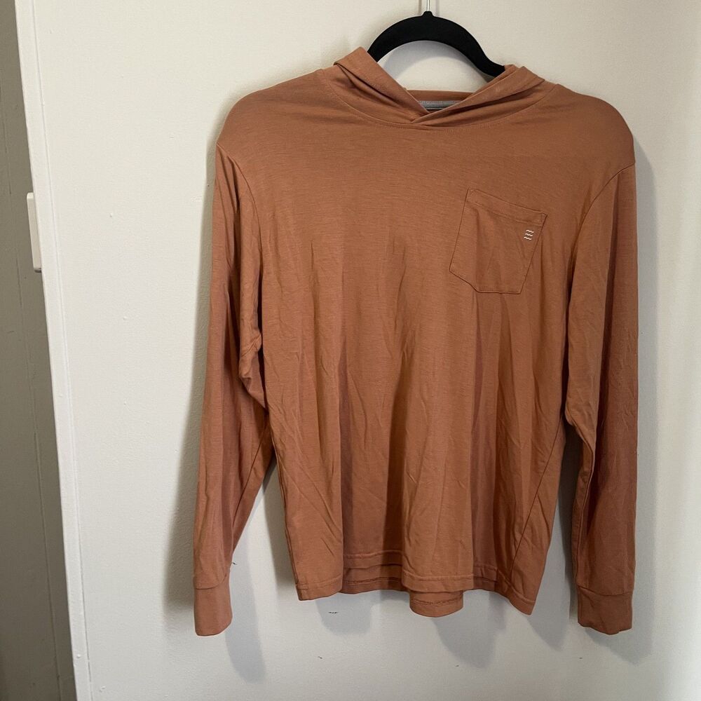 Free Fly Boys Bamboo Shade Hoodie Shirt Size Large 14-16 Long Sleeve Pullover